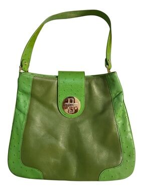 Vintage Kate Spade Kelly Green leather Shoulder Bag